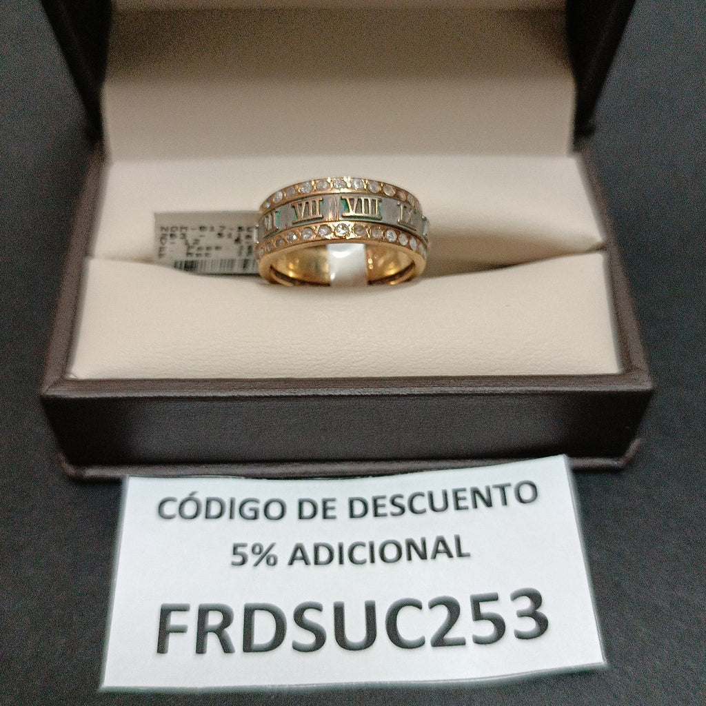 ARGOLLA ORO,ORO BLANCO 14 K 8,30 GRMS (SEMINUEVO)