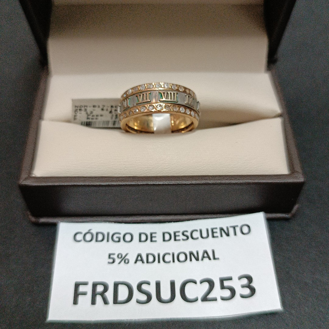 ARGOLLA ORO,ORO BLANCO 14 K 8,30 GRMS (SEMINUEVO)