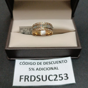 ARGOLLA ORO,ORO BLANCO 14 K 8,30 GRMS (SEMINUEVO)