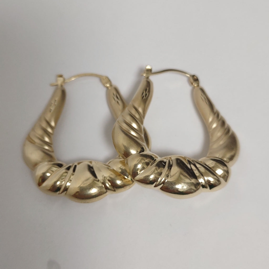 ARRACADAS PAR ORO 14 K 5.5 GRMS (SEMINUEVO)