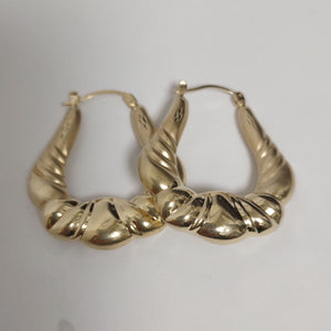 ARRACADAS PAR ORO 14 K 5.5 GRMS (SEMINUEVO)