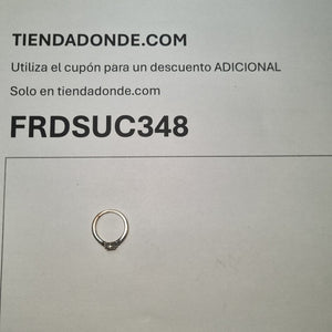 ANILLITO ORO BLANCO 14 K 2,80 GRMS (SEMINUEVO)