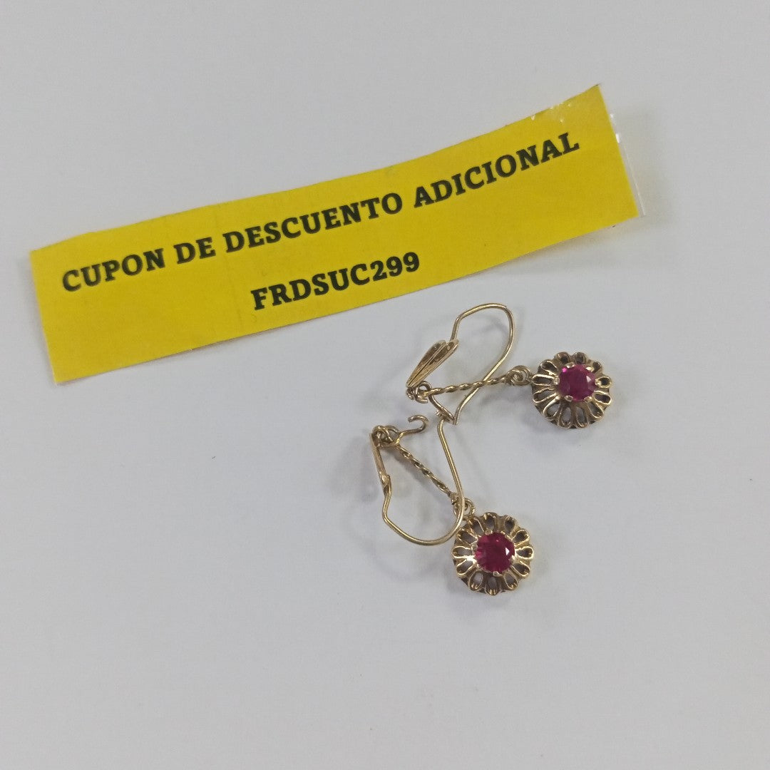 ARETES PAR ORO 8 K 2,10 GRMS (SEMINUEVO)