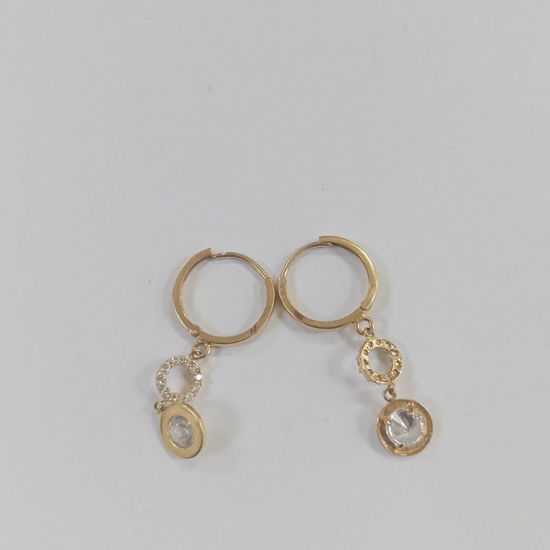 ARETES PAR ORO 10 K 2,20 GRMS (SEMINUEVO)