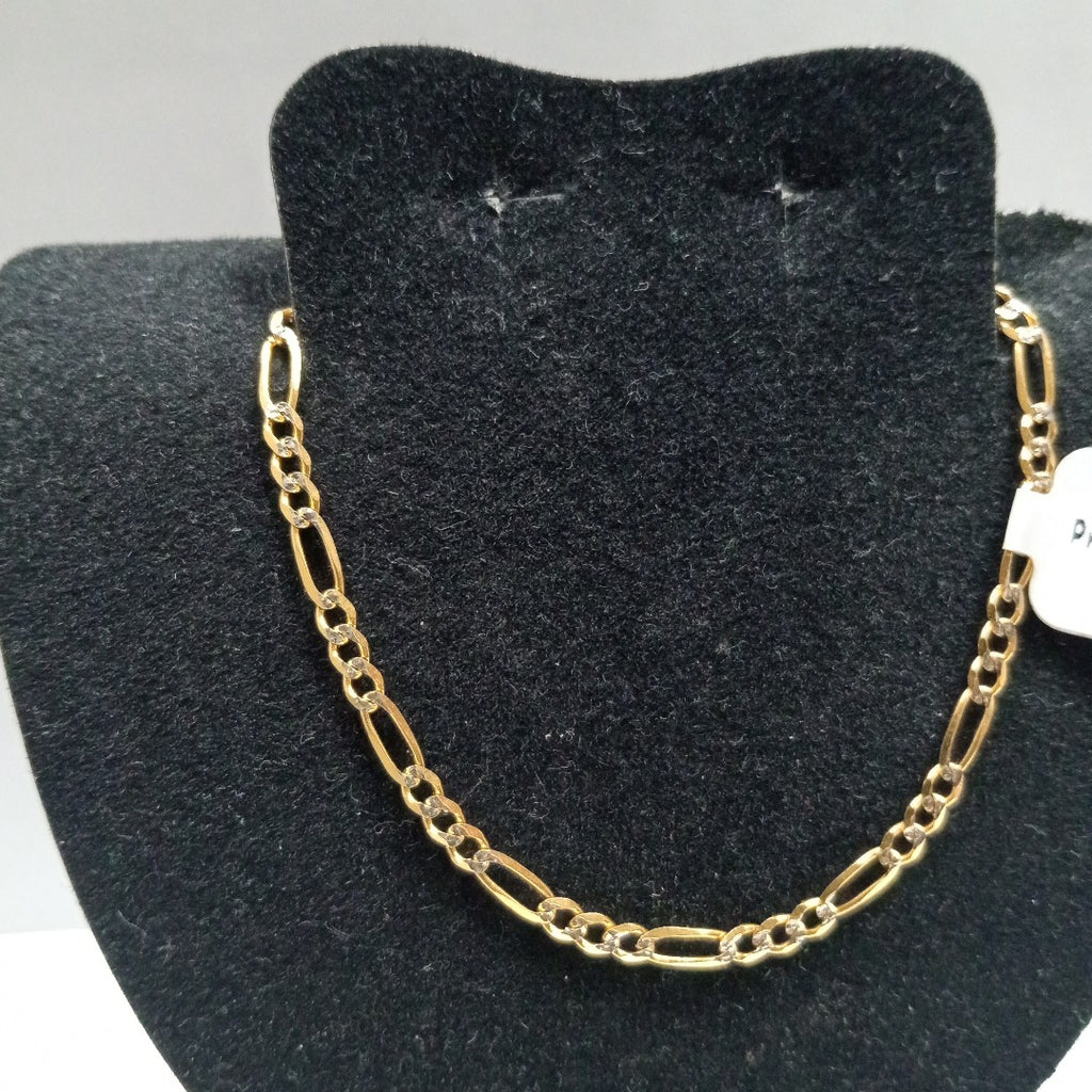 PULSERAS 3X1 DIAMANTADA ORO 14K 18 CM 2.9 GR (NUEVO)