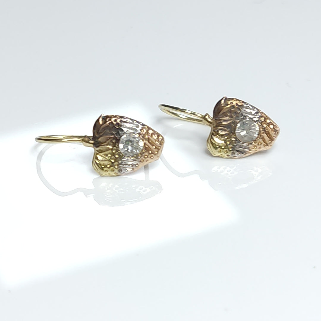 ARETES PAR ORO 10 K 1,10 GRMS (SEMINUEVO)