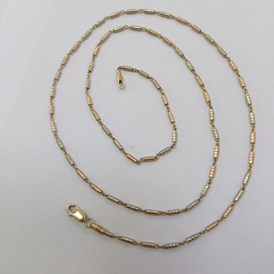 CADENA ORO,ORO COMBINADO 14 K 7,10 GRMS (SEMINUEVO)