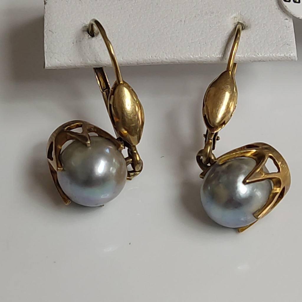 ARETES PAR ORO 10 K 3.9 GRMS (SEMINUEVO)