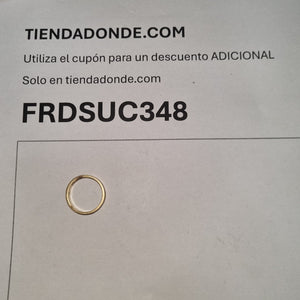 ARGOLLA ORO 14 K 4.6 GRMS (SEMINUEVO)