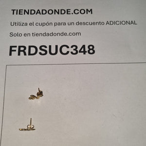 ARETES PAR ORO 14 K 1.7 GRMS (SEMINUEVO)