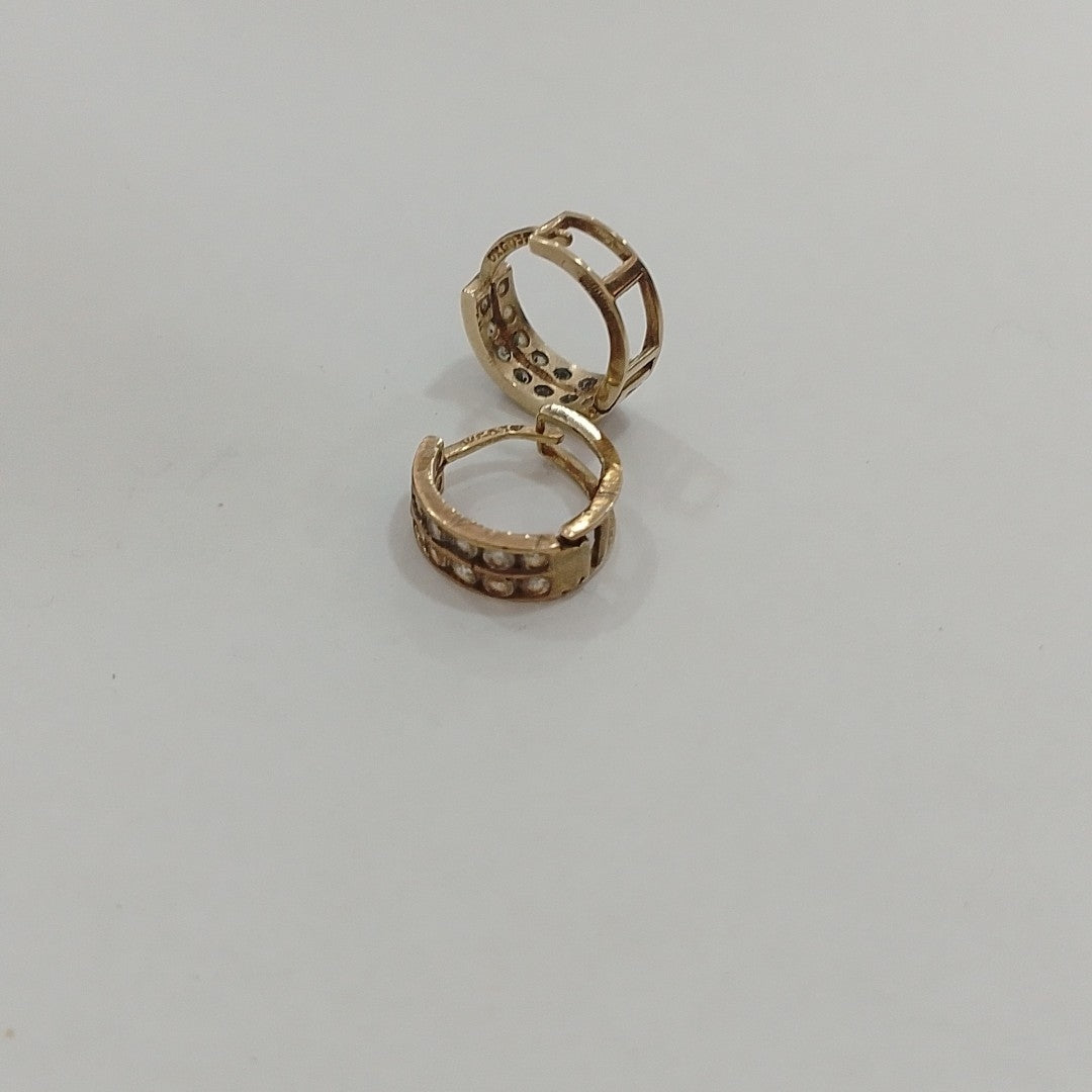 ARRACADAS PAR ORO 10 K 1.4 GRMS (SEMINUEVO)