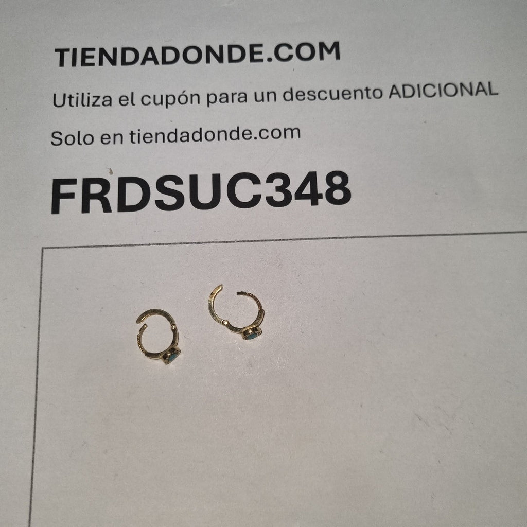 ARETES PAR ORO 14 K 2 GRMS (SEMINUEVO)