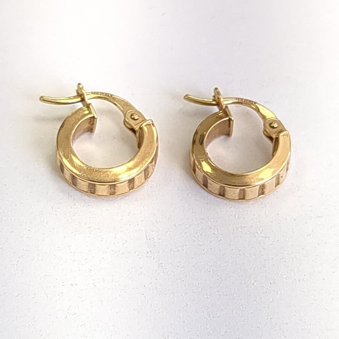 ARRACADAS PAR ORO 14 K 1,10 GRMS (SEMINUEVO)