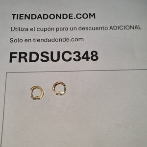 ARRACADAS PAR ORO 14 K 4.8 GRMS (SEMINUEVO)