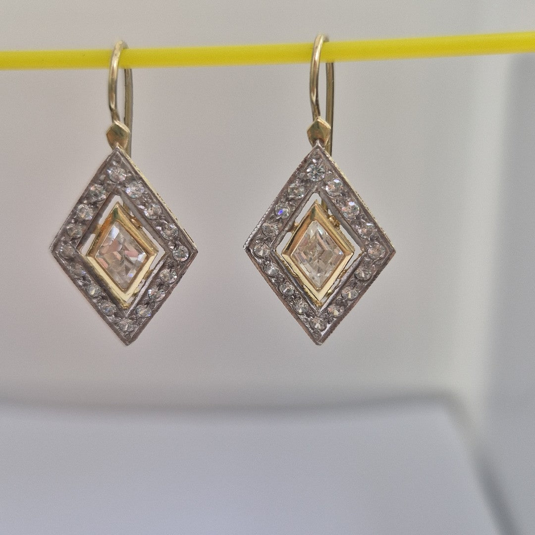 ARETES PAR ORO 14 K 5,20 GRMS (SEMINUEVO)