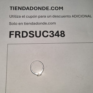 ANILLITO ORO BLANCO 14 K 2,90 GRMS (SEMINUEVO)