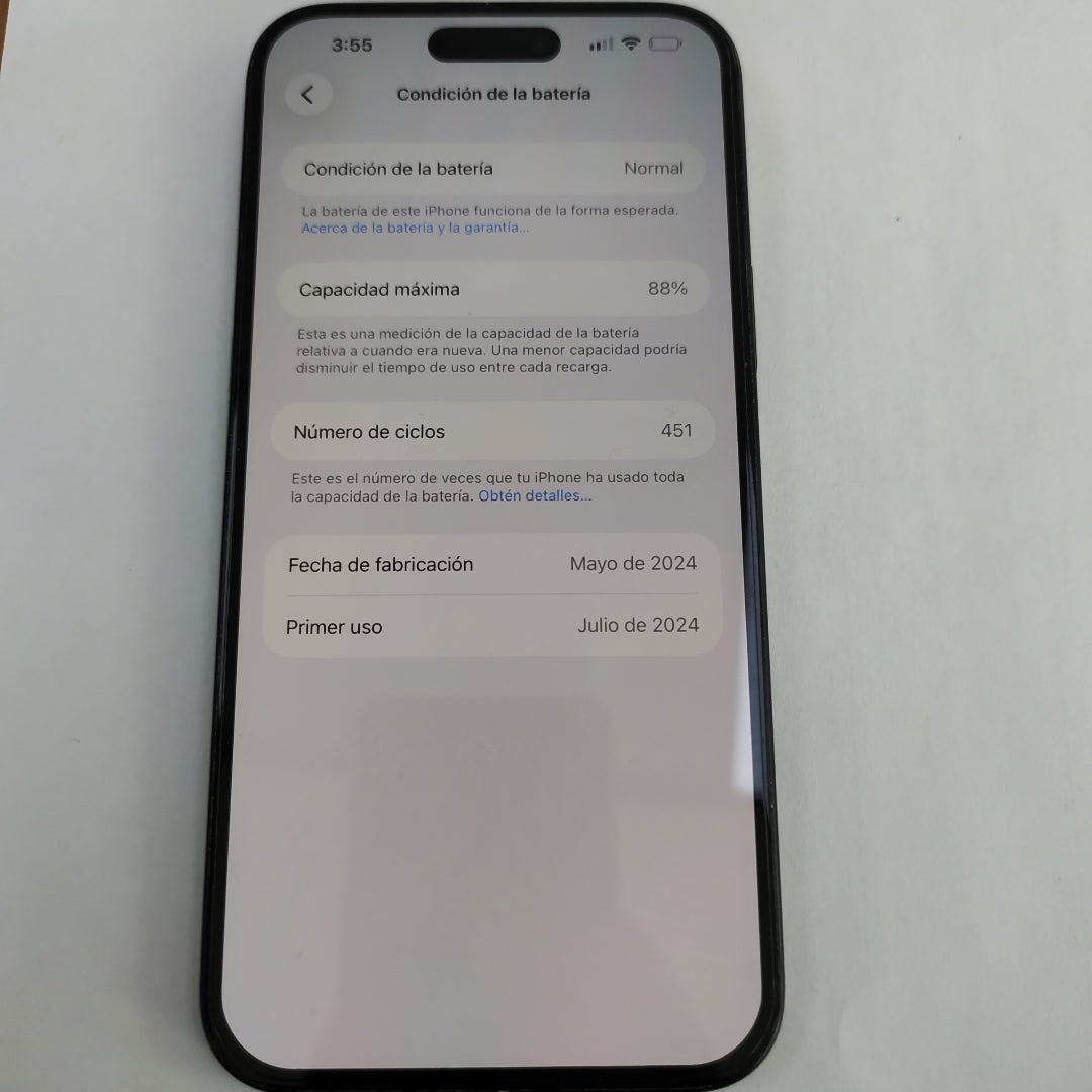 CELULAR APPLE IPHONE 15 PLUS A2847 (2023) 128 GB 6 GB RAM (SEMINUEVO)