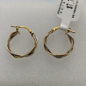 ARRACADAS PAR ORO 10 K 1.6 GRMS (SEMINUEVO)