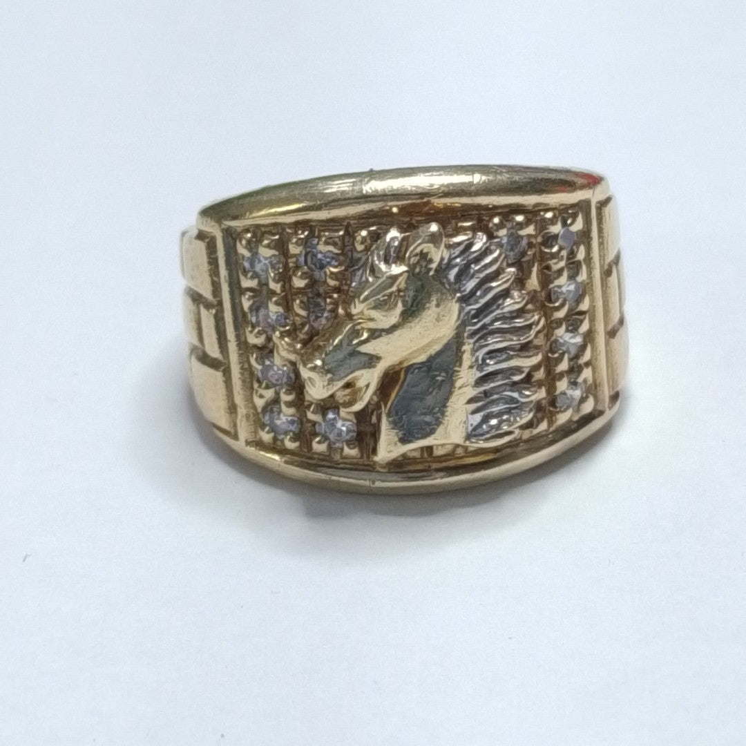 ANILLO ORO 10 K 8,20 GRMS (SEMINUEVO)