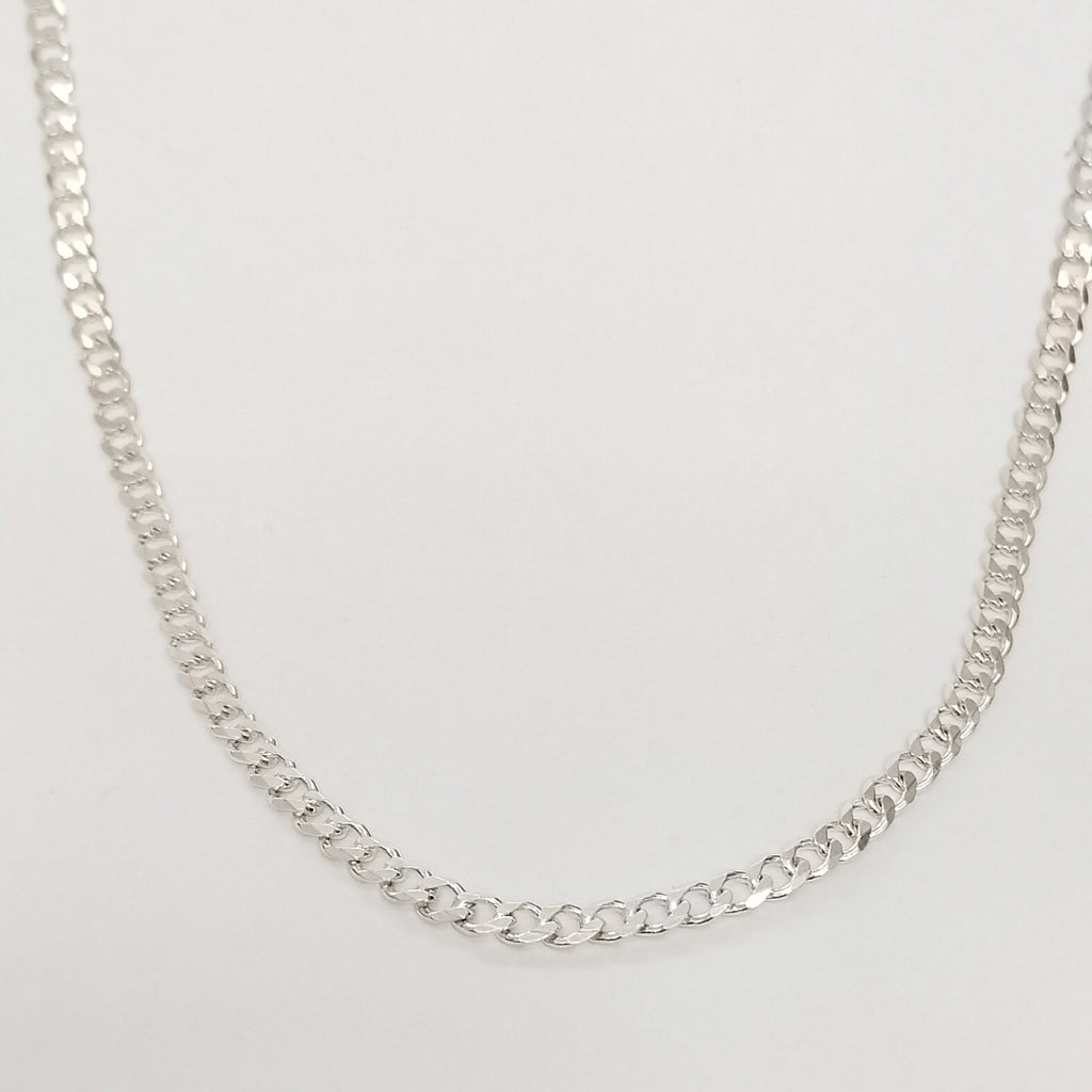 CADENA TEJIDO BARBADO PLATA .925 55 CM 12.9 GR (NUEVO)