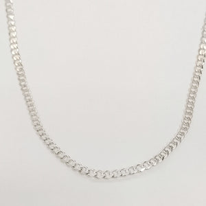 CADENA TEJIDO BARBADO PLATA .925 55 CM 12.9 GR (NUEVO)