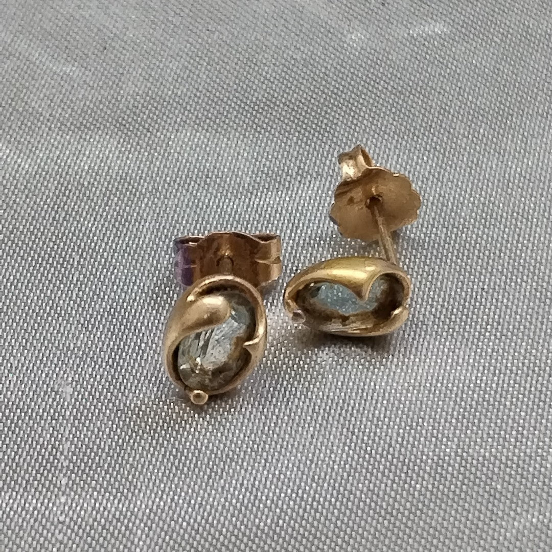 BROQUELES PAR ORO 14 K 1.1 GRMS (SEMINUEVO)