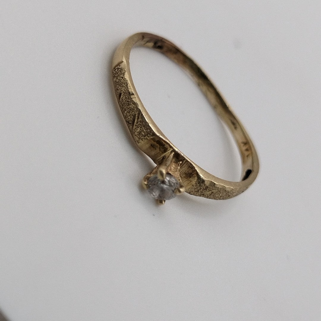 SOLITARIO ORO 14 K 1,30 GRMS (SEMINUEVO)
