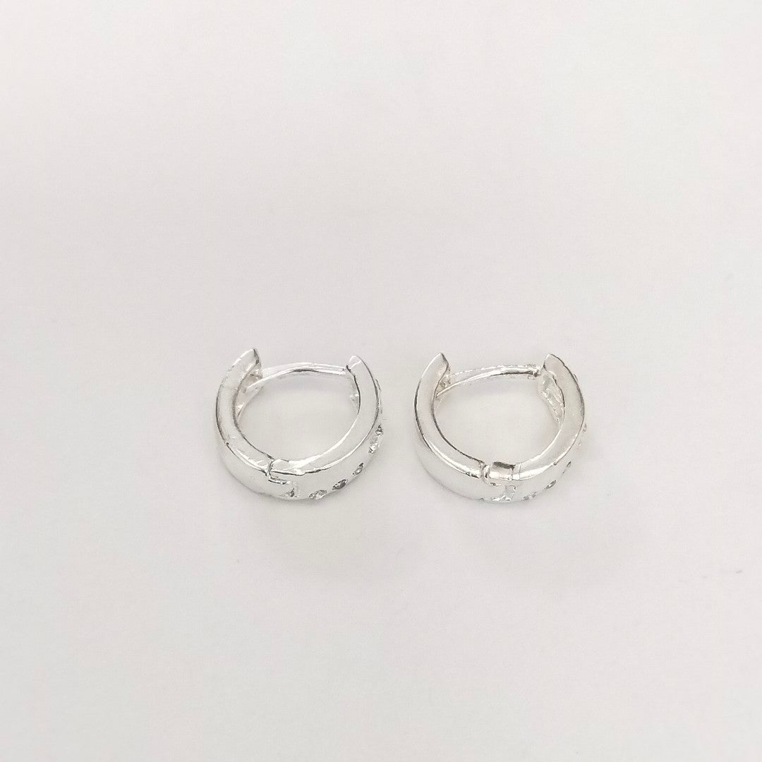 ARRACADAS C/CIRCONIAS PLATA .925 2.5 GR (NUEVO)