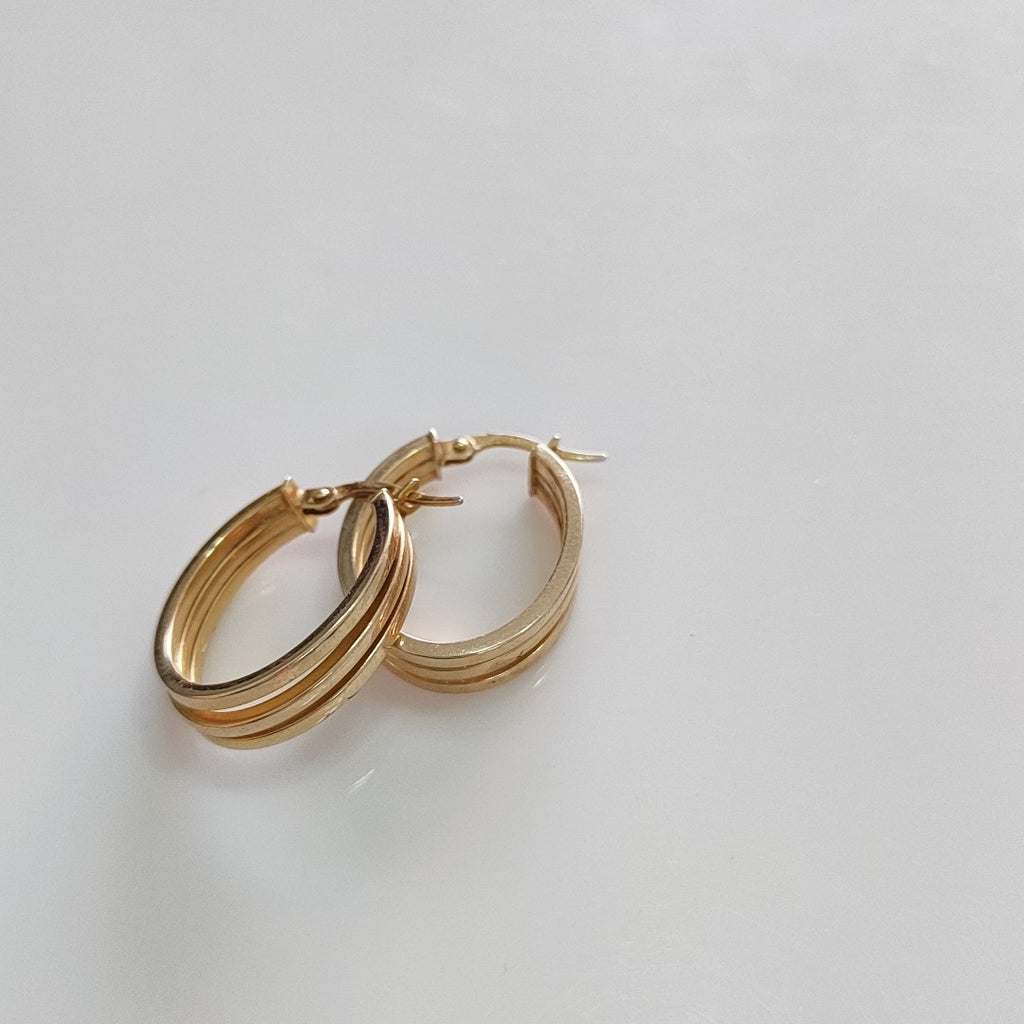 ARRACADAS PAR ORO 10 K 2,40 GRMS (SEMINUEVO)