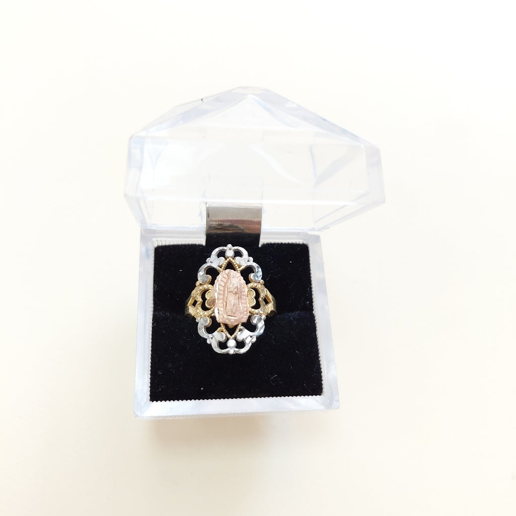 ANILLITO ORO COMBINADO 10 K 2,10 GRMS (SEMINUEVO)