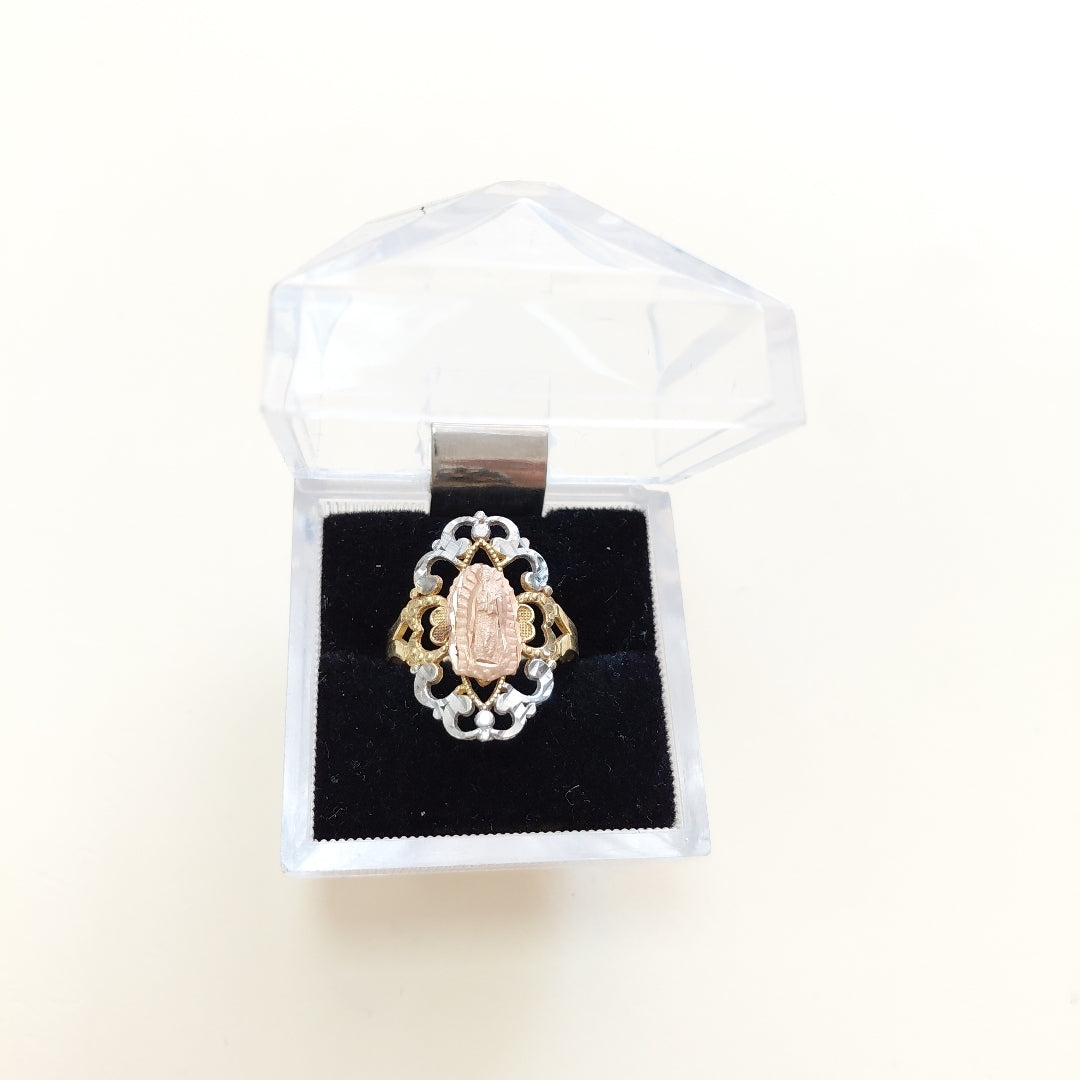 ANILLITO ORO COMBINADO 10 K 2,10 GRMS (SEMINUEVO)