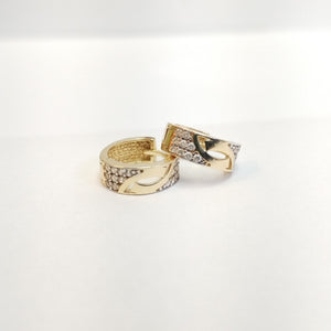 ARRACADAS PAR ORO 14 K 2.3 GRMS (SEMINUEVO)