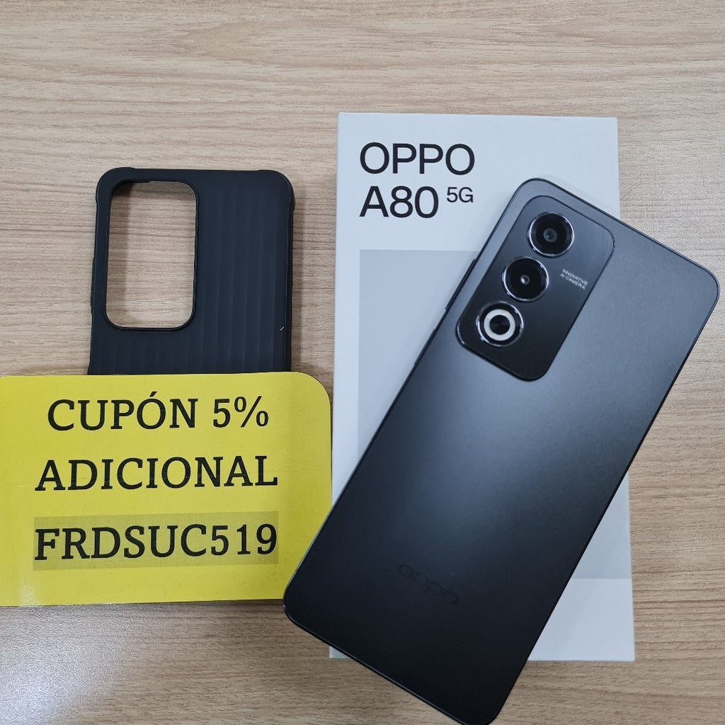 CELULAR OPPO A80 5G CPH2639 (2024) 256 GB 8 GB RAM (SEMINUEVO)