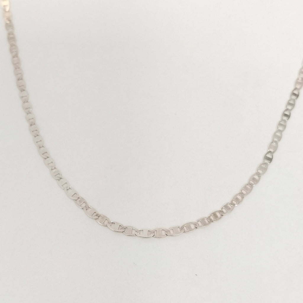 CADENA TEJIDO ESPEJO PLATA .925 55 CM 3.9 GR (NUEVO)