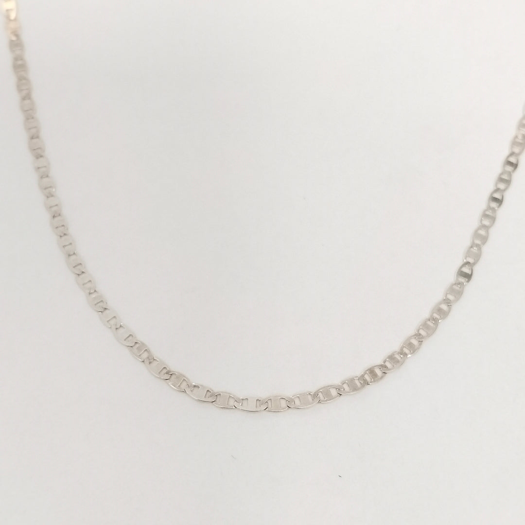 CADENA TEJIDO ESPEJO PLATA .925 55 CM 3.9 GR (NUEVO)