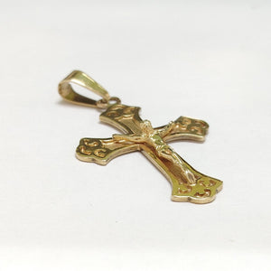 CRUCIFIJO ORO 14 K 10.3 GRMS (SEMINUEVO)