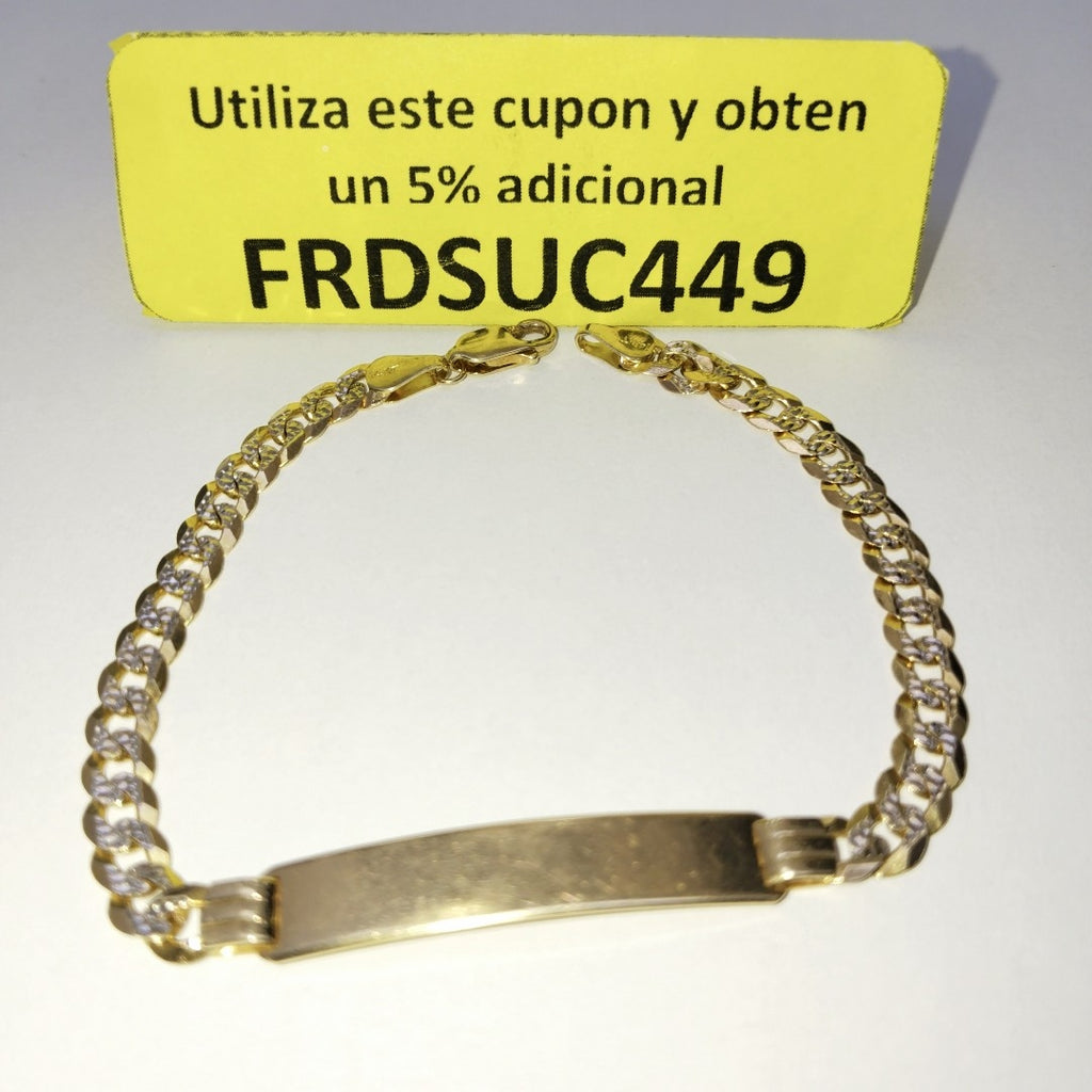 ESCLAVA ORO, RODIADO 14 K 9.6 GRMS (SEMINUEVO)