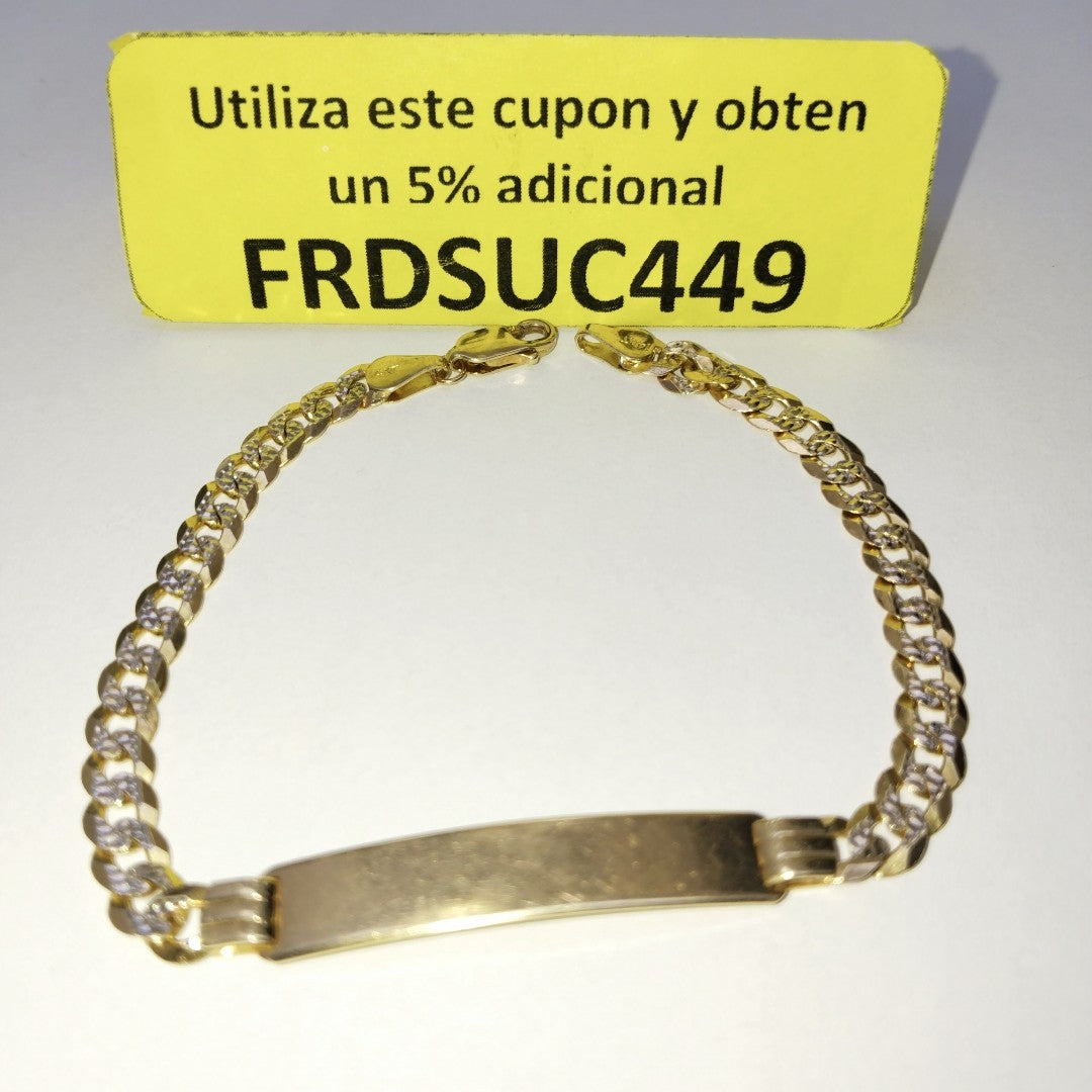 ESCLAVA ORO, RODIADO 14 K 9.6 GRMS (SEMINUEVO)