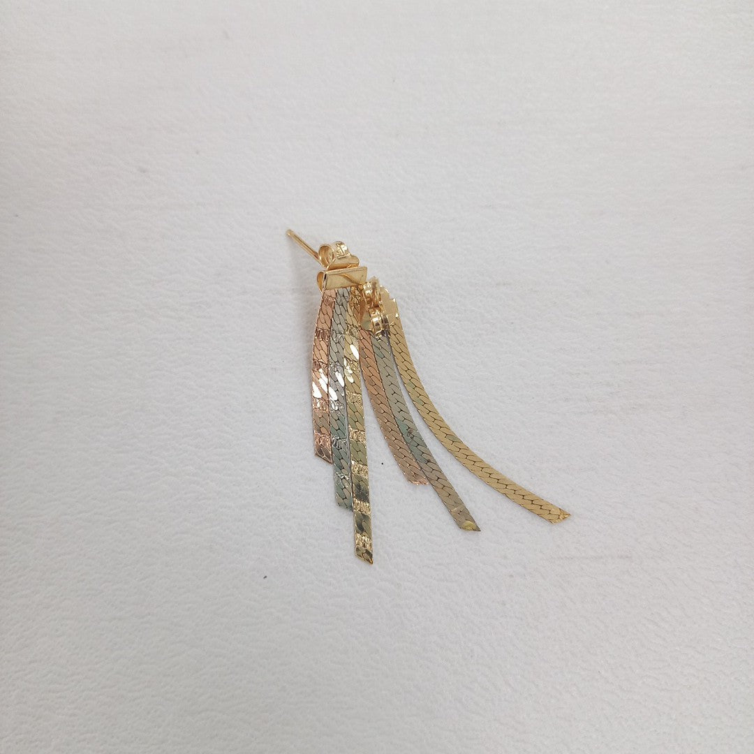 BROQUELES PAR ORO 14 K 1.6 GRMS (SEMINUEVO)