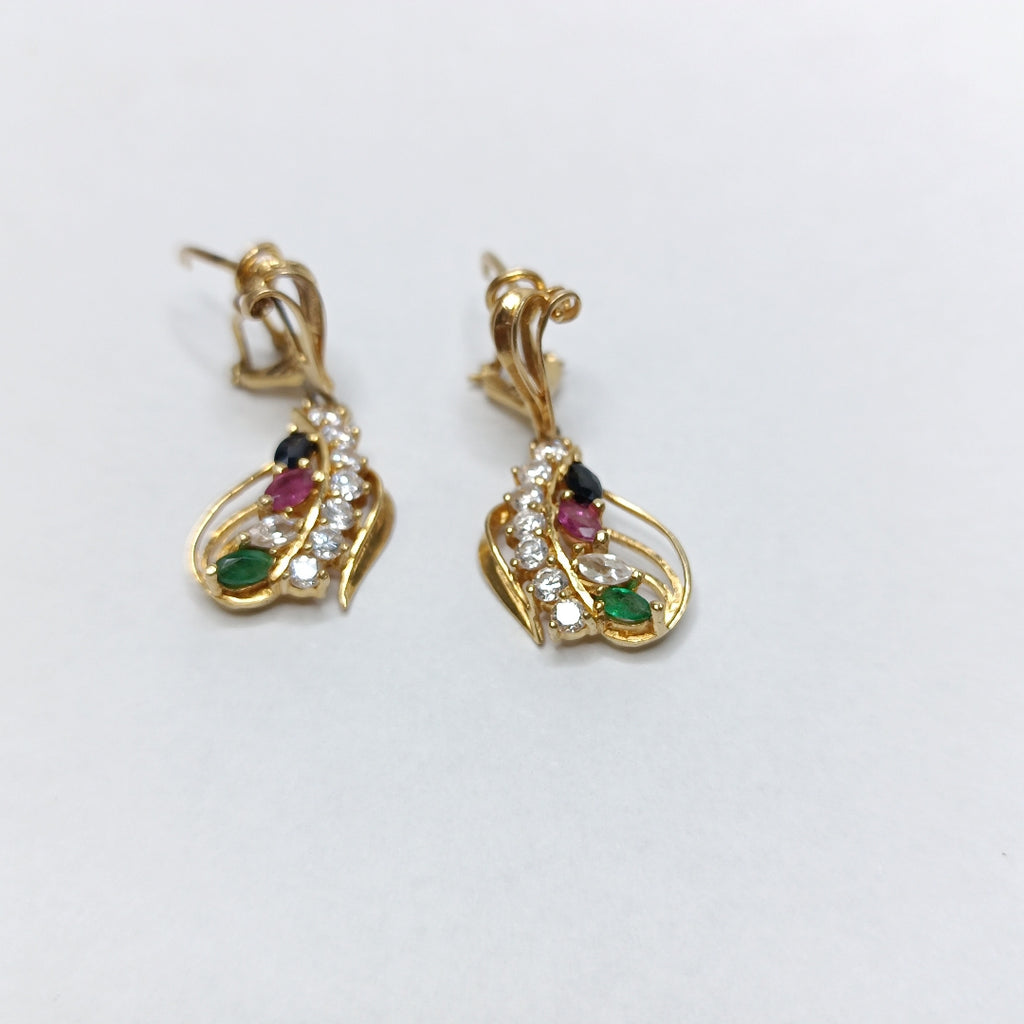 ARETES PAR ORO 10 K 5.2 GRMS (SEMINUEVO)