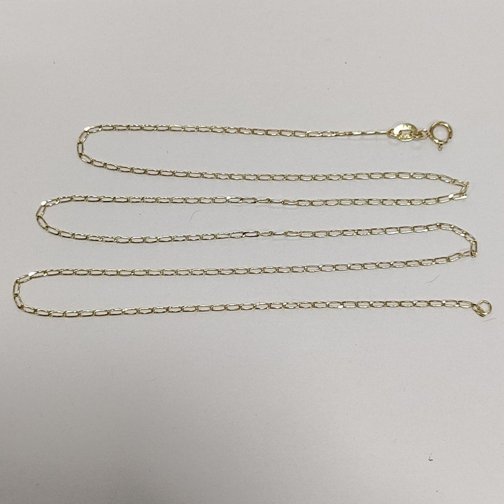 CADENAS TEJIDO ESLABONES ORO 10K 60 CM 2 GR (NUEVO)