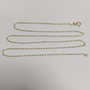 CADENAS TEJIDO ESLABONES ORO 10K 60 CM 2 GR (NUEVO)