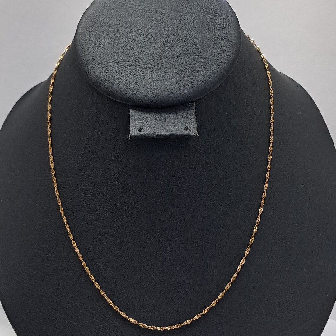 CADENA ORO 10 K 0.8 GRMS (SEMINUEVO)