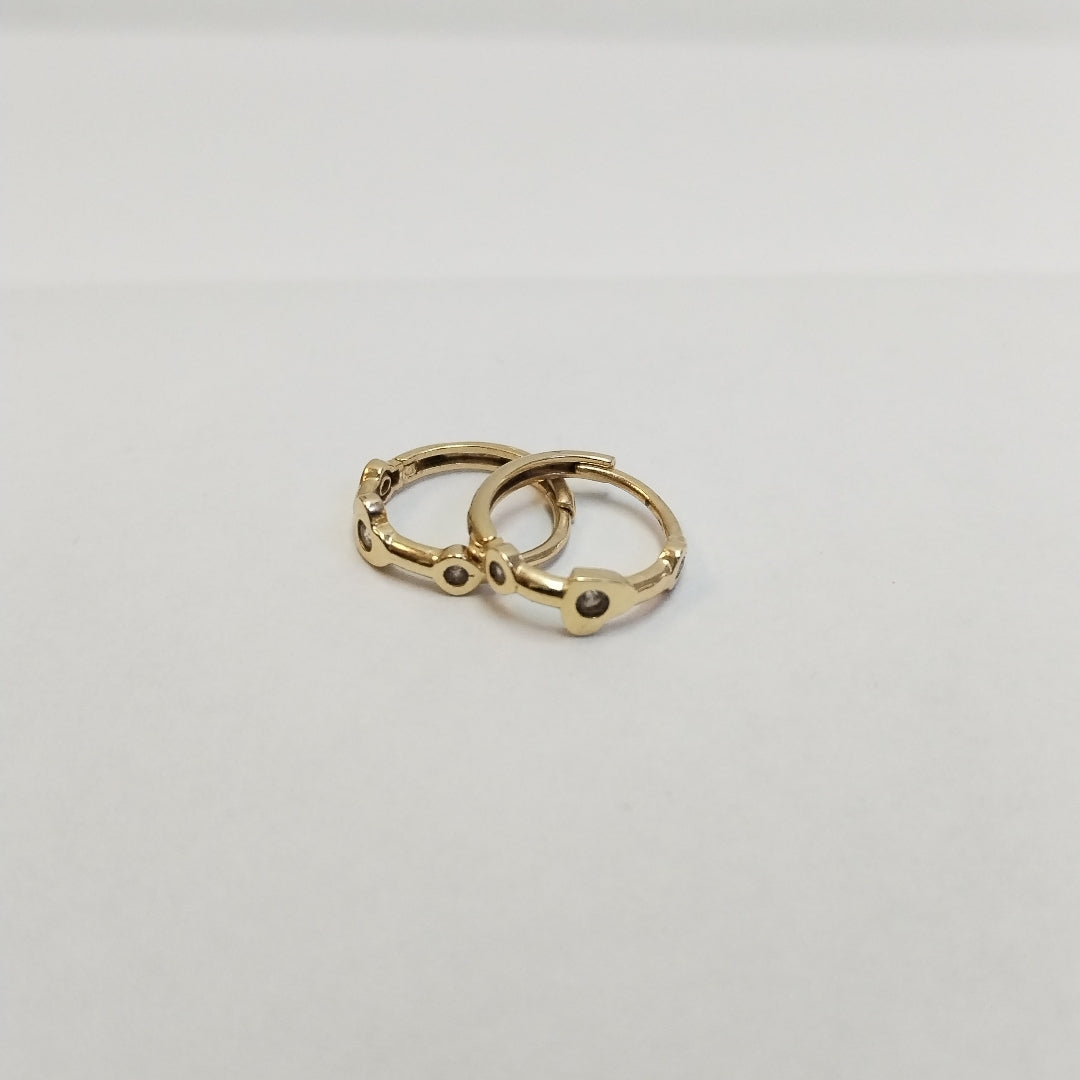 ARRACADAS PAR ORO 14 K 1,30 GRMS (SEMINUEVO)