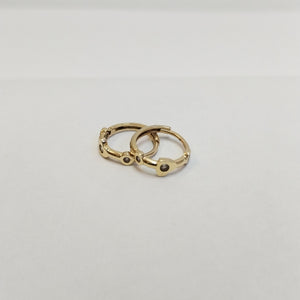 ARRACADAS PAR ORO 14 K 1,30 GRMS (SEMINUEVO)