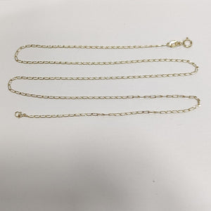 CADENAS TEJIDO ESLABONES ORO 10K 55 CM 1.9 GR (NUEVO)