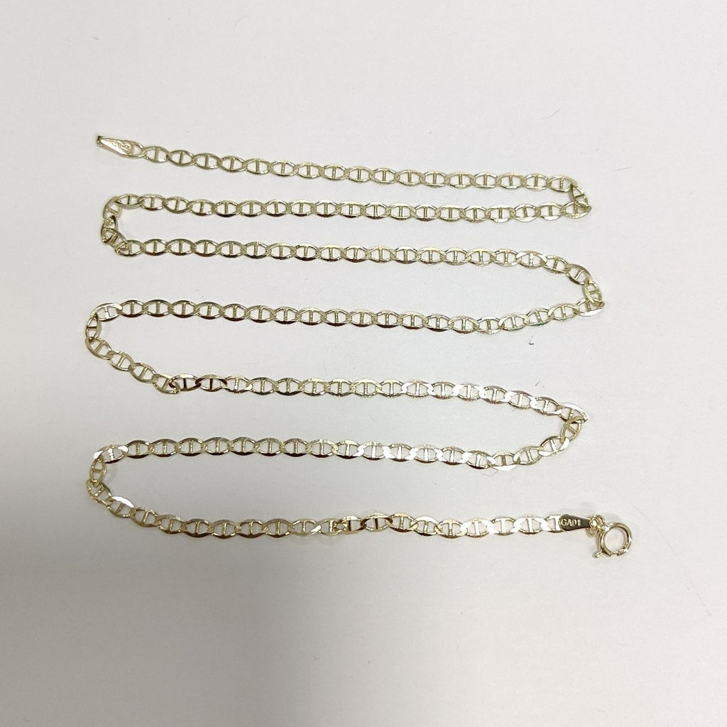 CADENAS TEJIDO GUCHI ORO 10K 60 CM 4.4 GR (NUEVO)