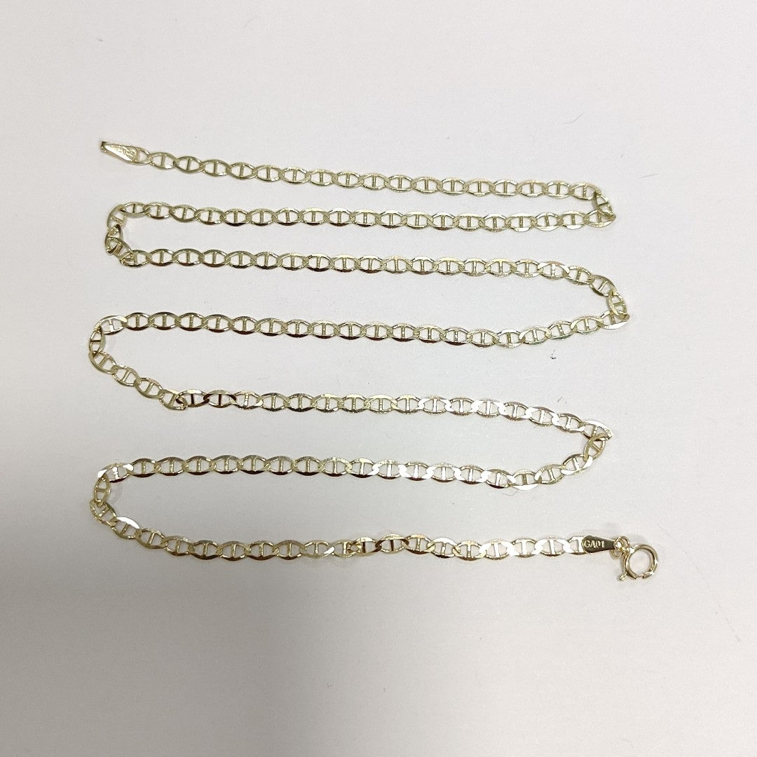 CADENAS TEJIDO GUCHI ORO 10K 60 CM 4.4 GR (NUEVO)