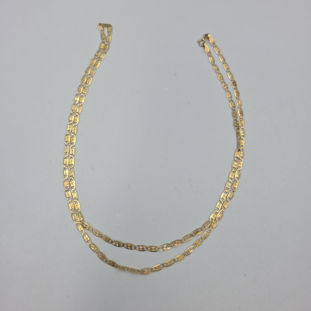 CADENA ORO, RODIADO 14 K 4.9 GRMS (SEMINUEVO)
