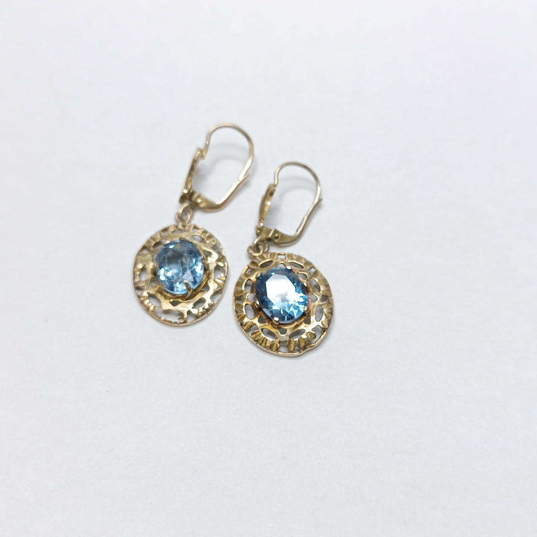 ARETES PAR ORO 8 K 4.3 GRMS (SEMINUEVO)